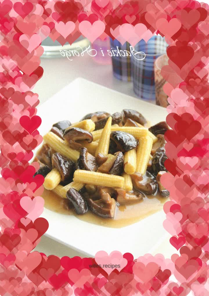 Mushrooms, Corn Bamboo Shoots