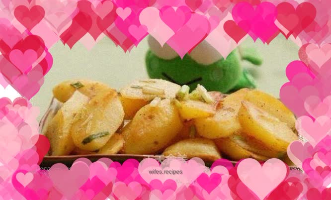 Pan-fried baby potatoes