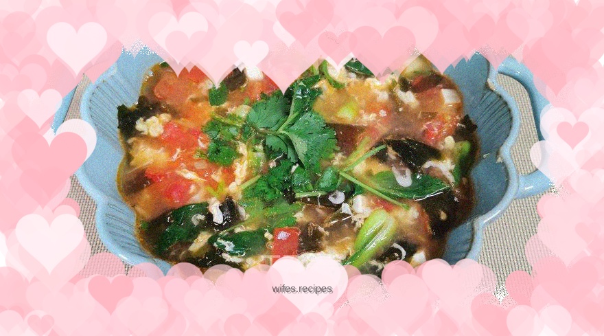 Wakame egg drop soup
