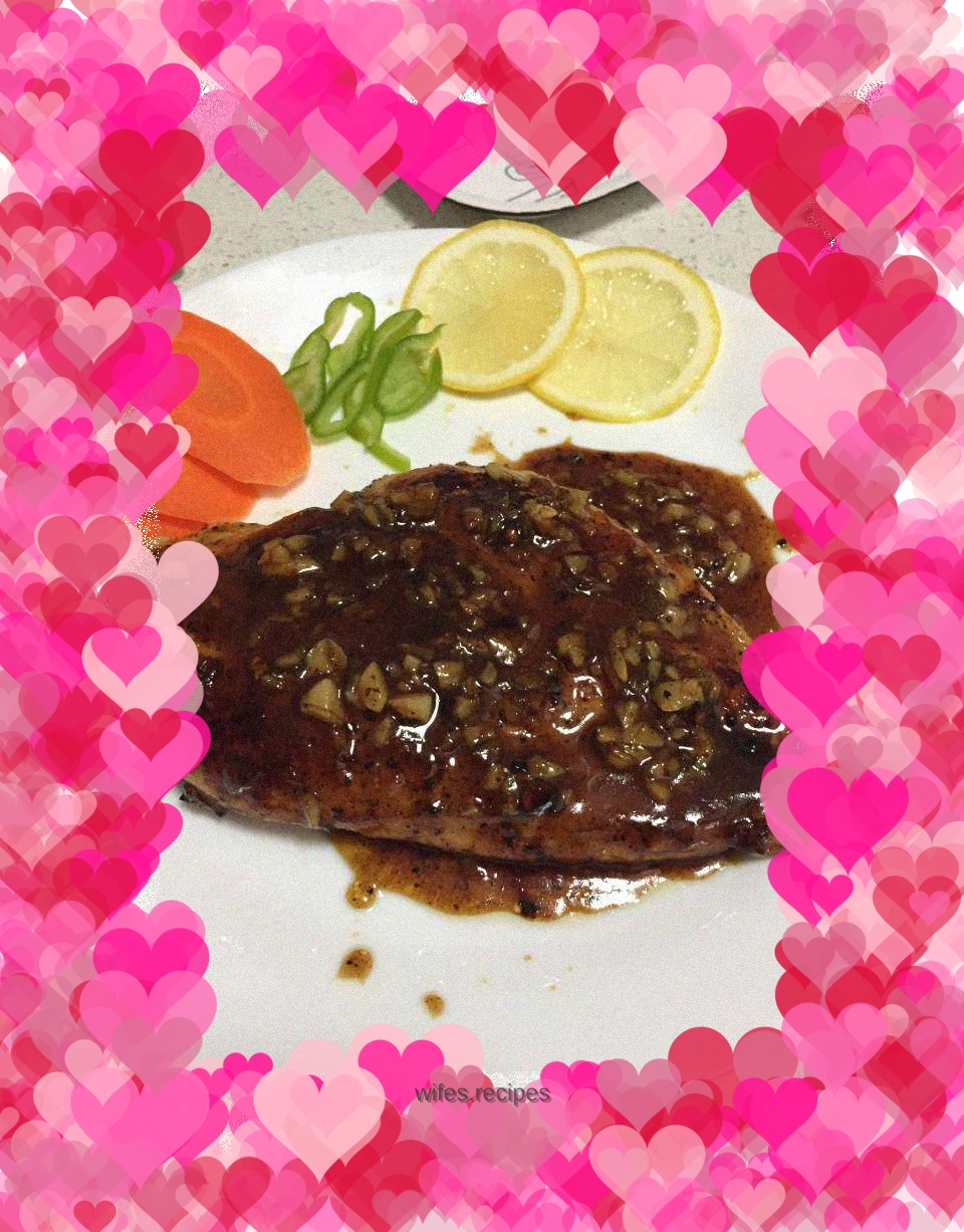 Pan-fried Honey Chicken Steak