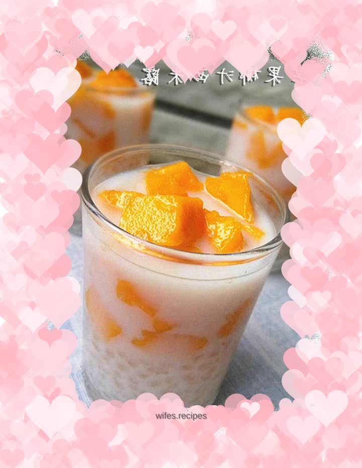 Mango Coconut Milk Sago