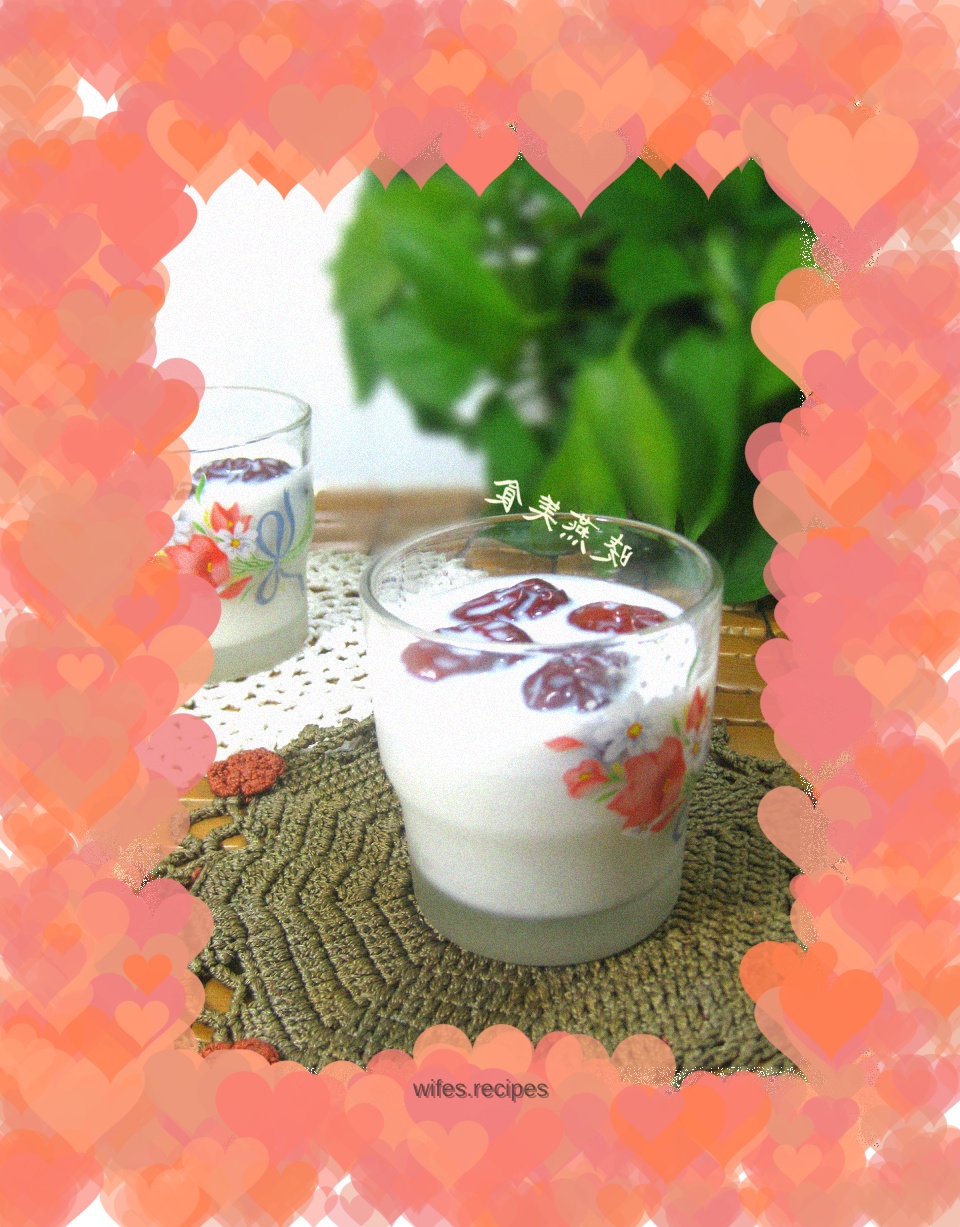 Boiled jujube milk