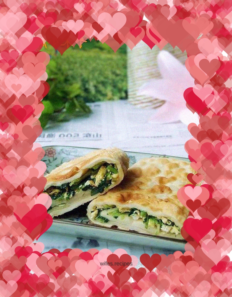 Rapeseed egg pancake