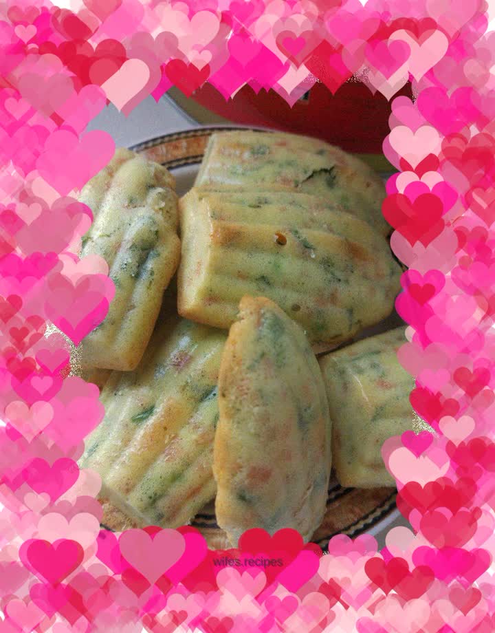 Baby’s improved version of vegetable cake with less oil, less sugar and no salt