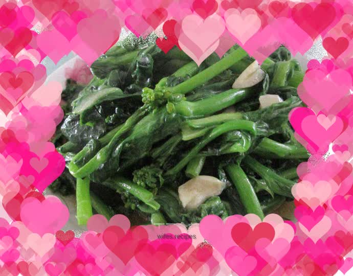 Stir-fried vegetable greens