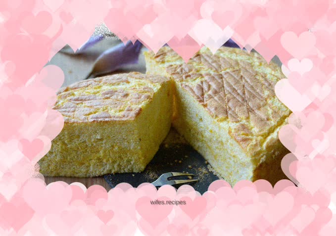 Pumpkin chiffon cake