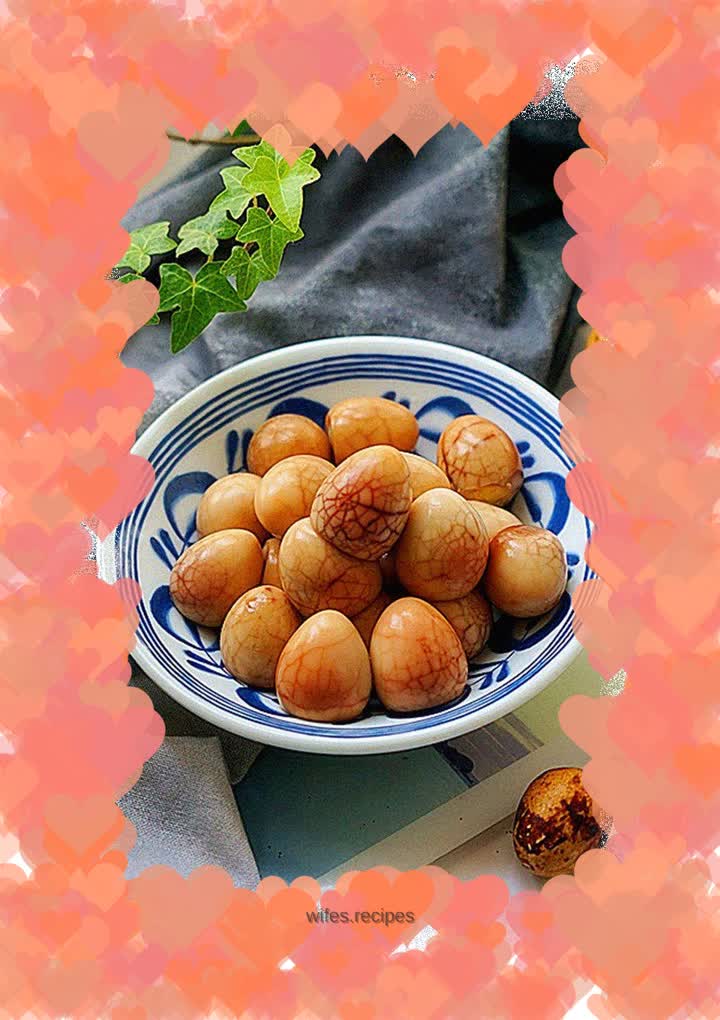 Braised quail eggs with flavor