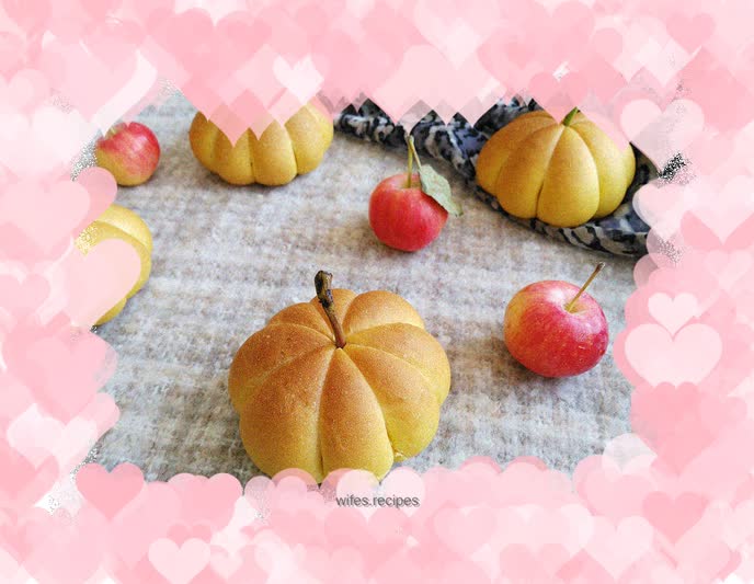 Simulated Pumpkin Bean Paste Bread