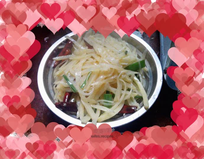 Hot and sour potato shreds