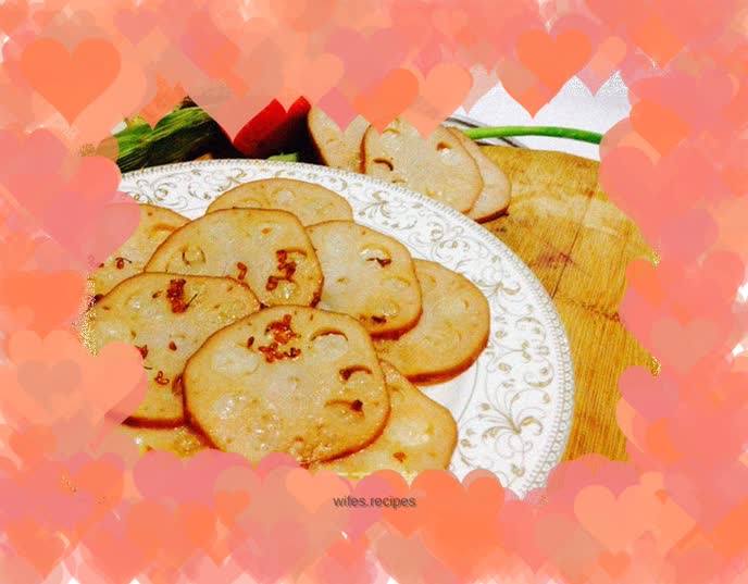 Osmanthus glutinous rice and lotus root