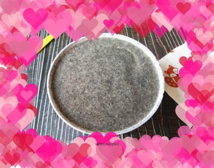 Sesame rice porridge