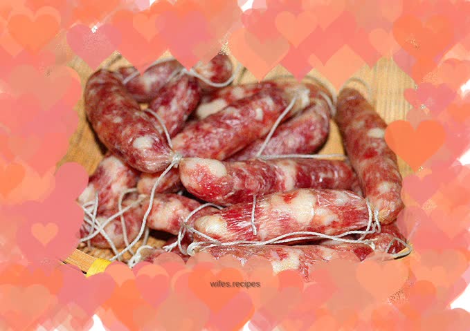 Cantonese style sausage