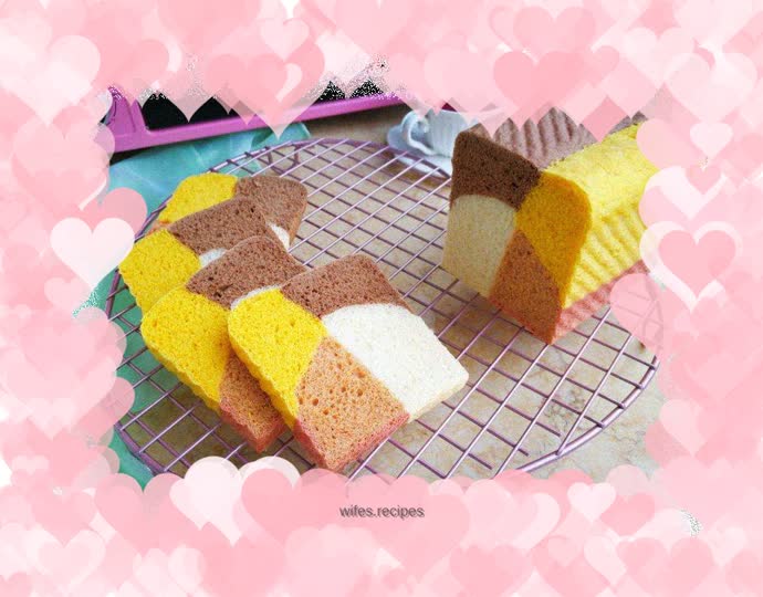 Natural colored toast