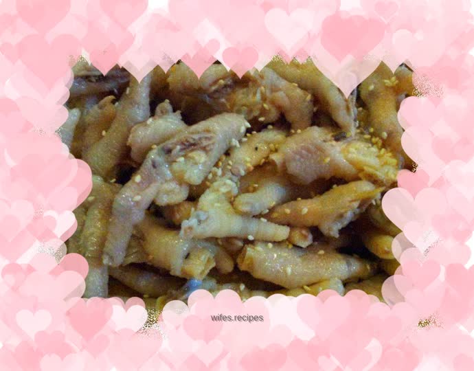 Homemade chicken feet