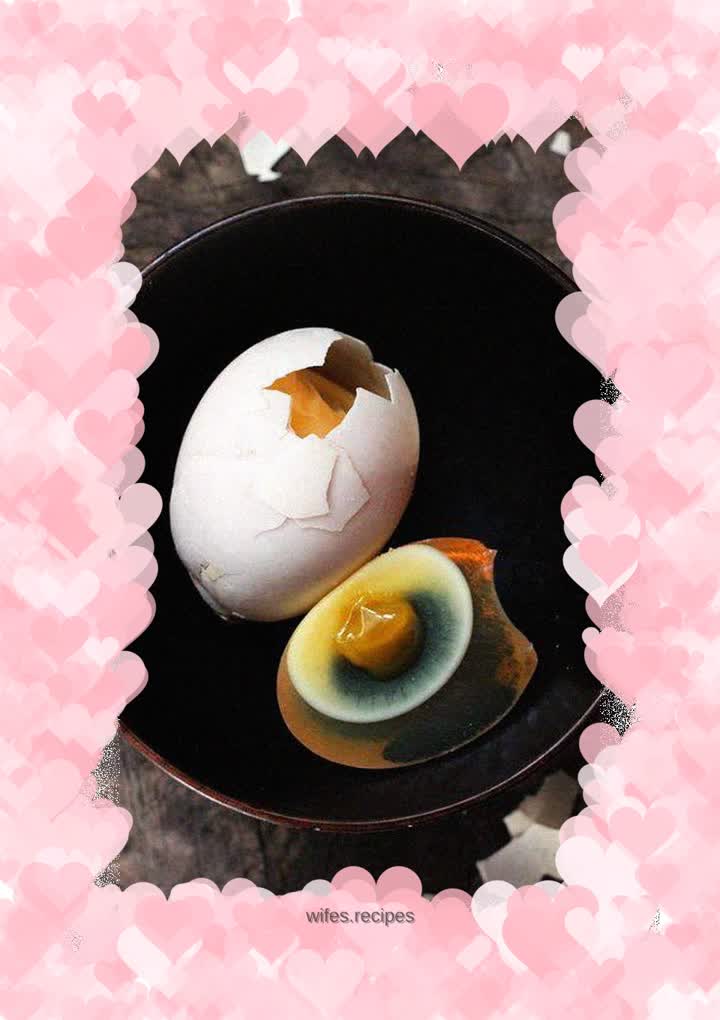 Crystal clear---Homemade transformed eggs