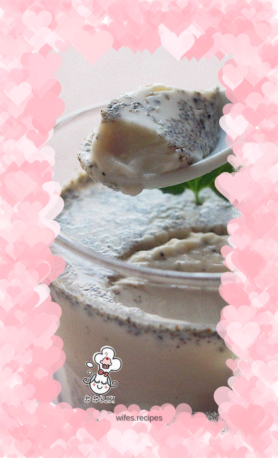 Black sesame cheese pudding [Dessert can also be very healthy]