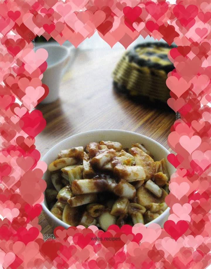 Braised green beans with soy sauce