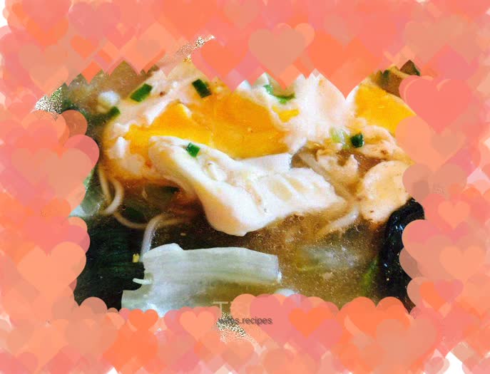 Bone broth egg noodles