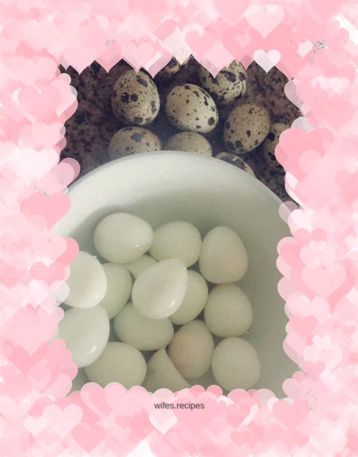 Tomato quail eggs for children