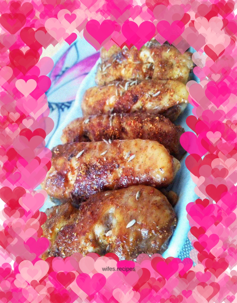 Spicy grilled chicken wings (pan version)