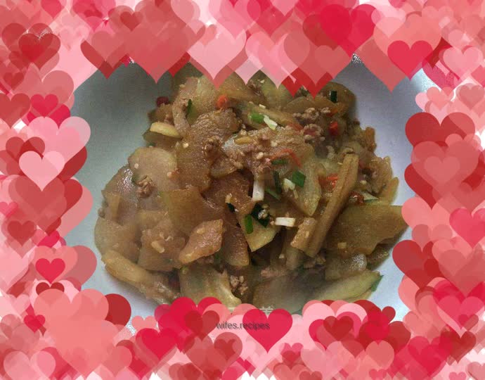 Grilled East Melon with Minced Pork