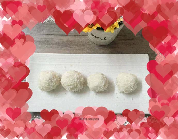 Blueberry Pudding with Yam Balls