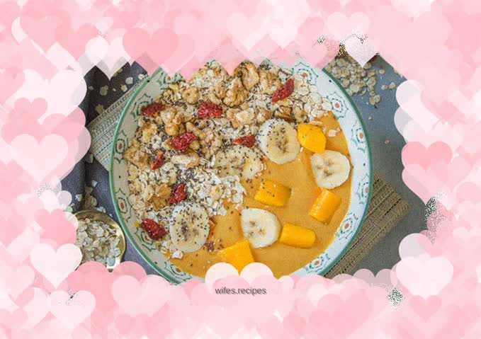 Smoothie Bowl that maxes out the circle of friends