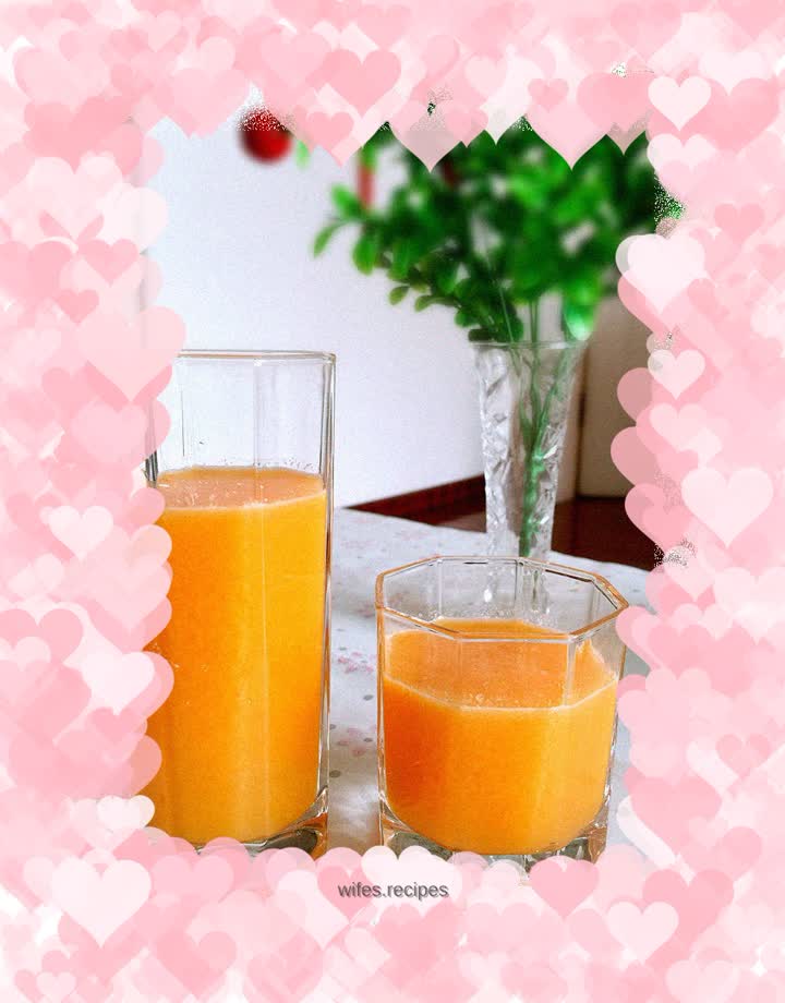 Carrot apple juice