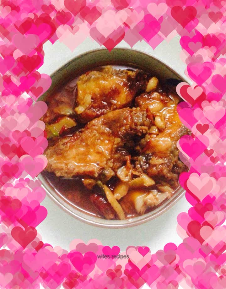 Braised chunks of fish