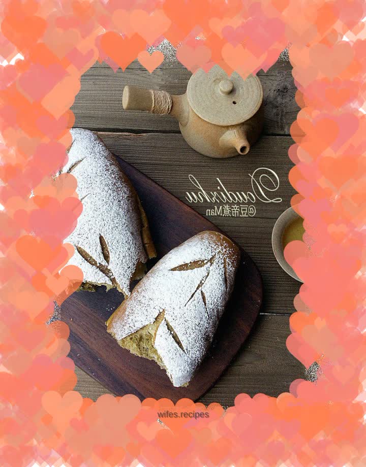 Matcha Mochi Honey Bean Soft European Buns