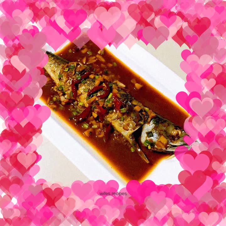 Braised Spanish Mackerel