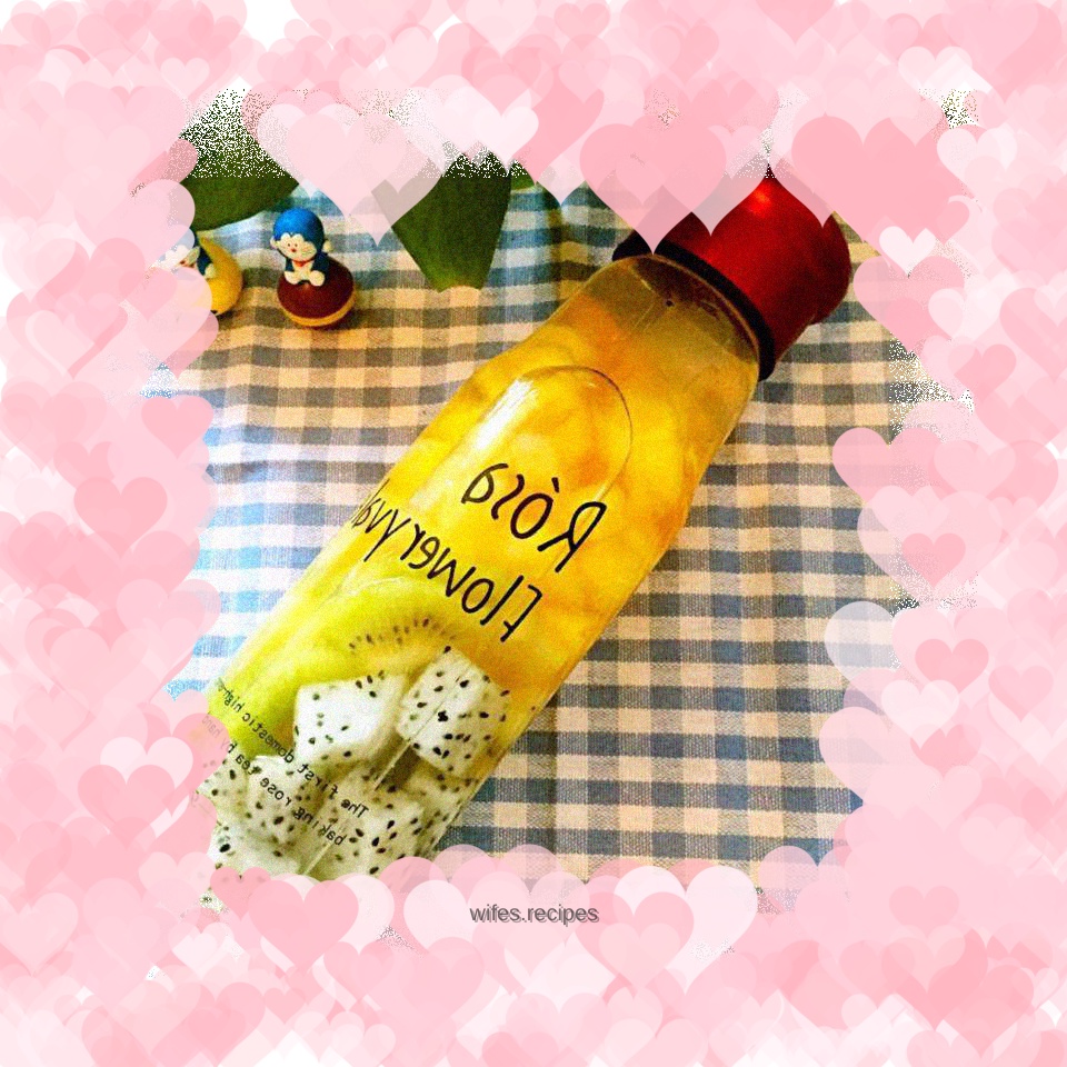 Honey fruit tea#Let’s go for a walk#