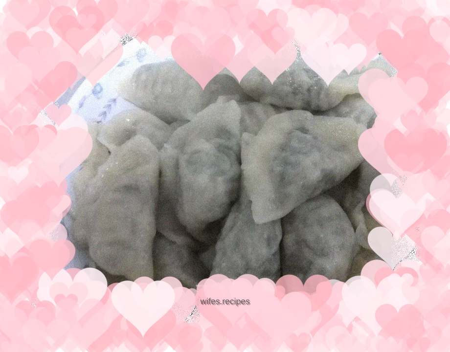 Taro and coriander dumplings