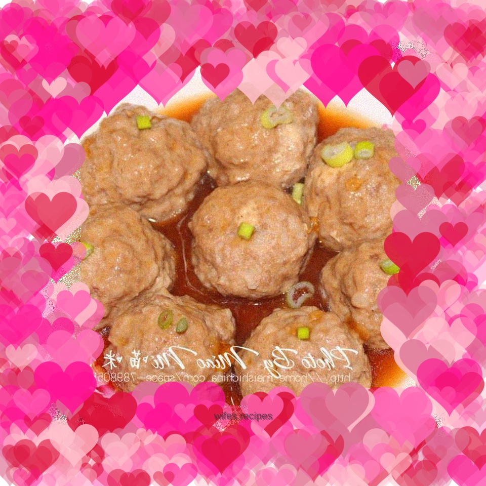 Irresistible deliciousness~~Steamed [gold-wrapped] black soybean-flavored meatballs