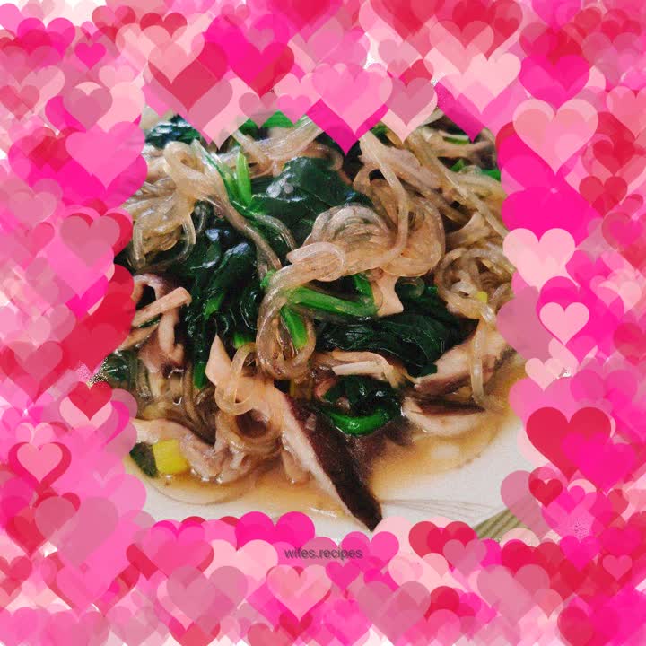 Mushroom Spinach Vermicelli