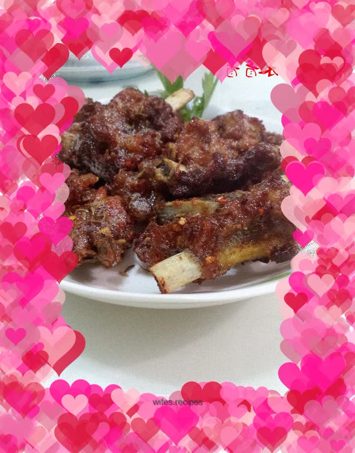 Cumin fried pork ribs