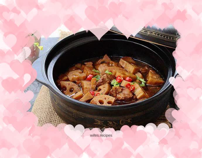 Stewed Pork Ribs with Lotus Root