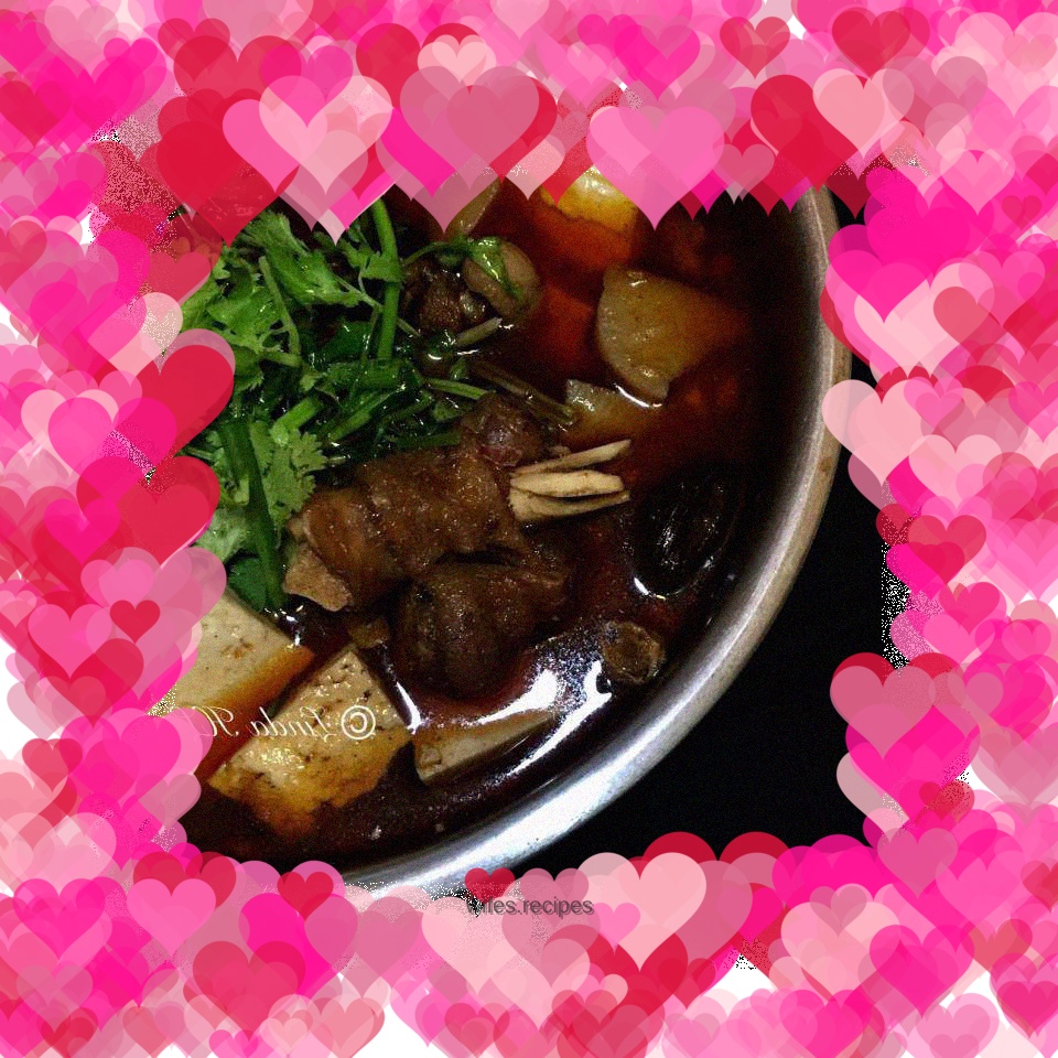 Braised mutton soup pot