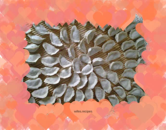 Eggplant and green onion vegetarian dumplings