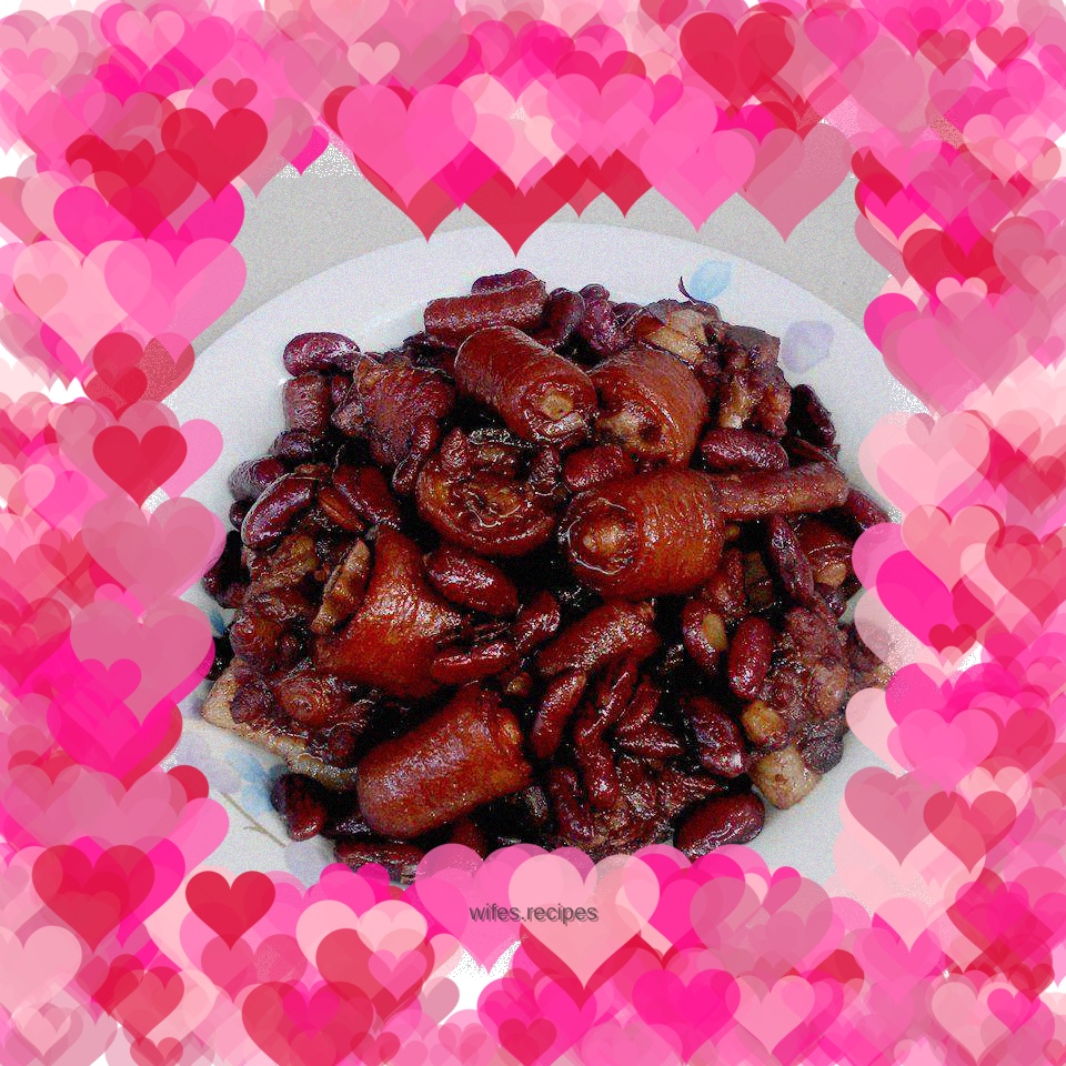 Pig Tail Braised Kidney Beans