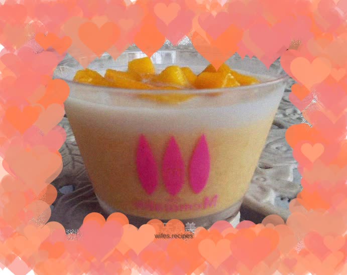 Coconut Milk Mango Mousse Cup