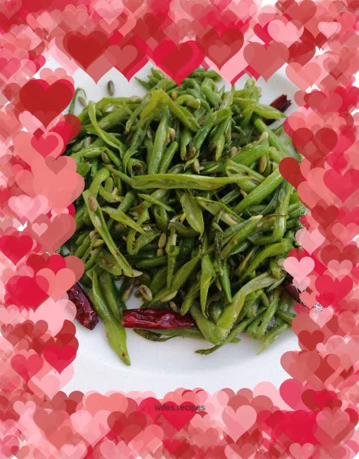 Stir-fried green beans (home-style stir-fried green beans)