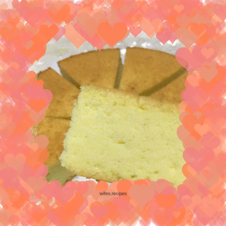 Eight-inch chiffon cake