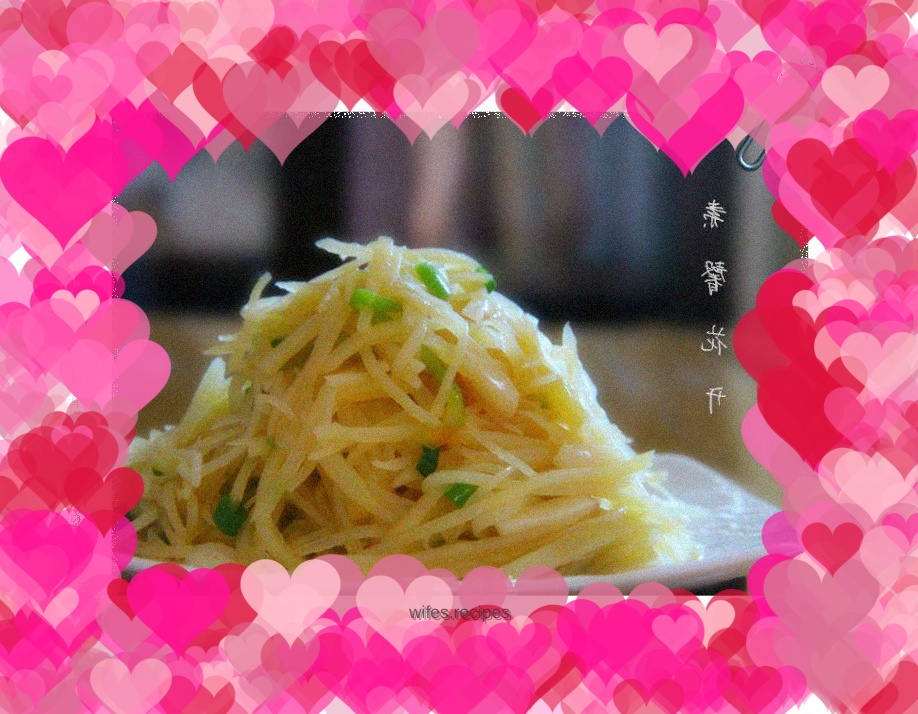 Vinegar potato shreds