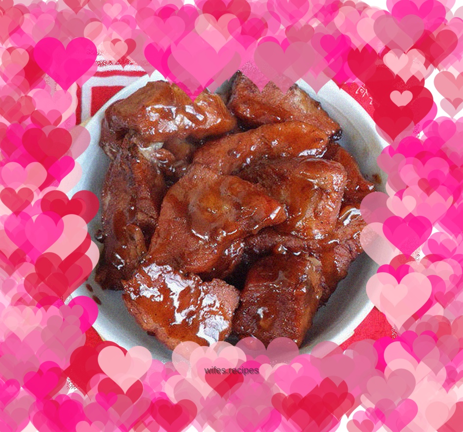 Simple version of barbecued pork