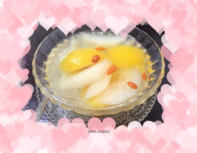 Loquat and pear syrup