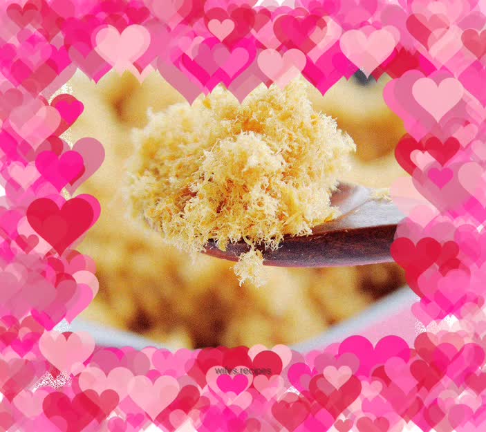 Homemade children’s meat floss without additives