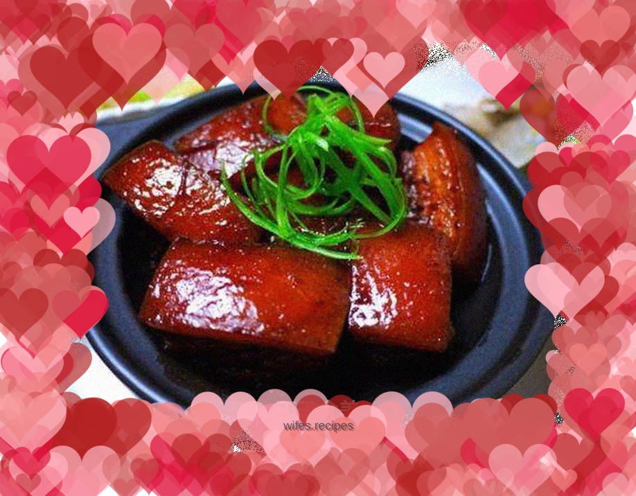 Braised pork with sesame oil