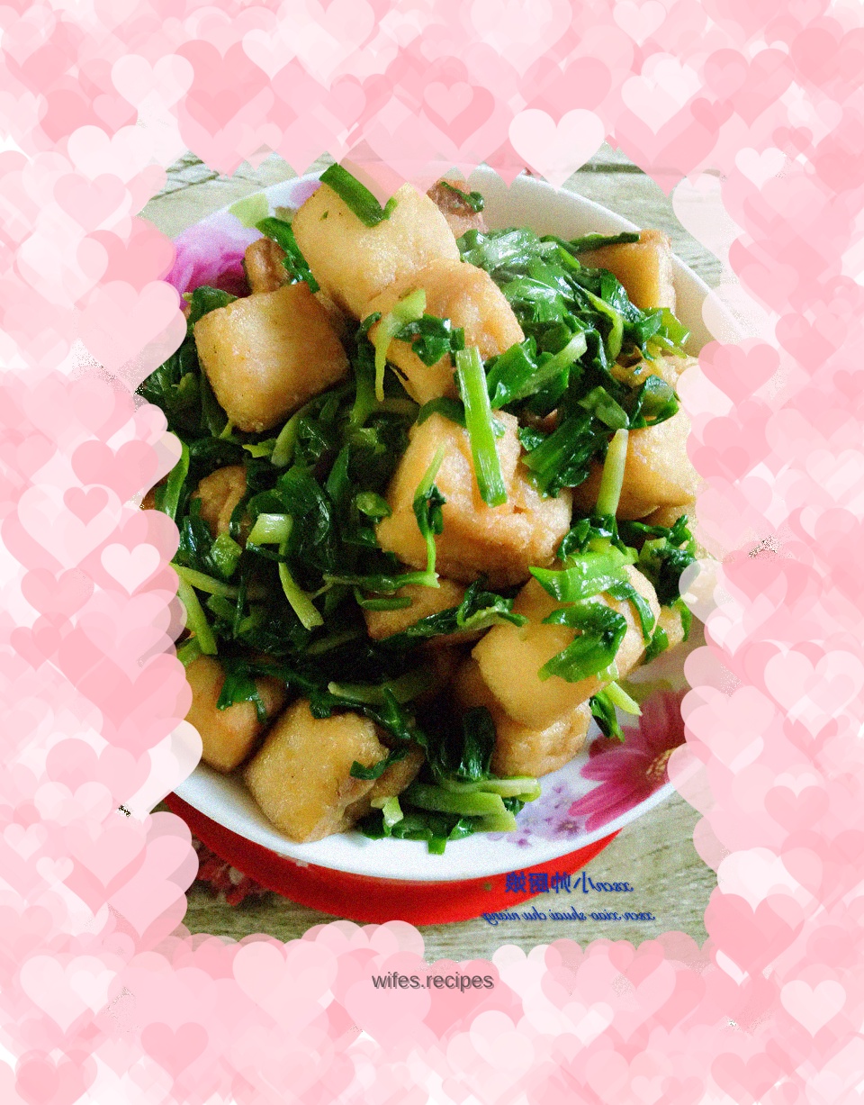 【Northeast】Stir-fried tofu with leeks