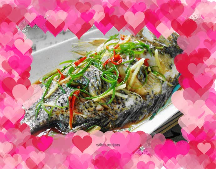 Steamed Fu Shou Fish